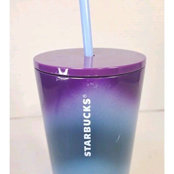 Starbucks Ombre Tumbler 24oz Cup Venti Gradient Cold Reusable Limited Edition - Picture 2 of 5